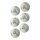 Set of plates x6 Longchamp