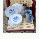 Dessert plates Digoin Sarreguemines x 9