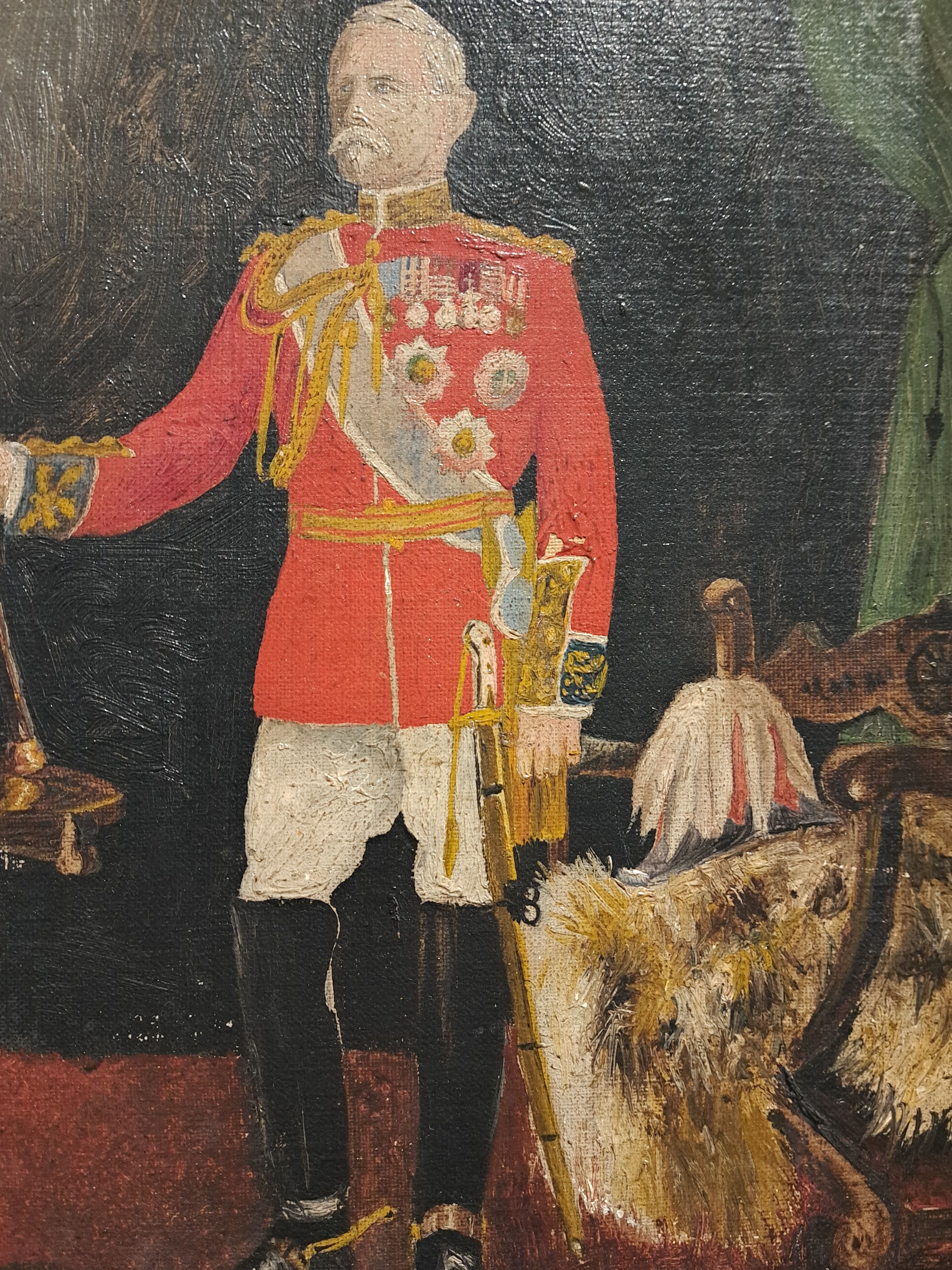 Painting of an English Officer