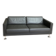 Canapé VITRA Park Sofa – Jasper Morrison – cuir premium gris