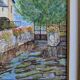 Oil painting – Village scene