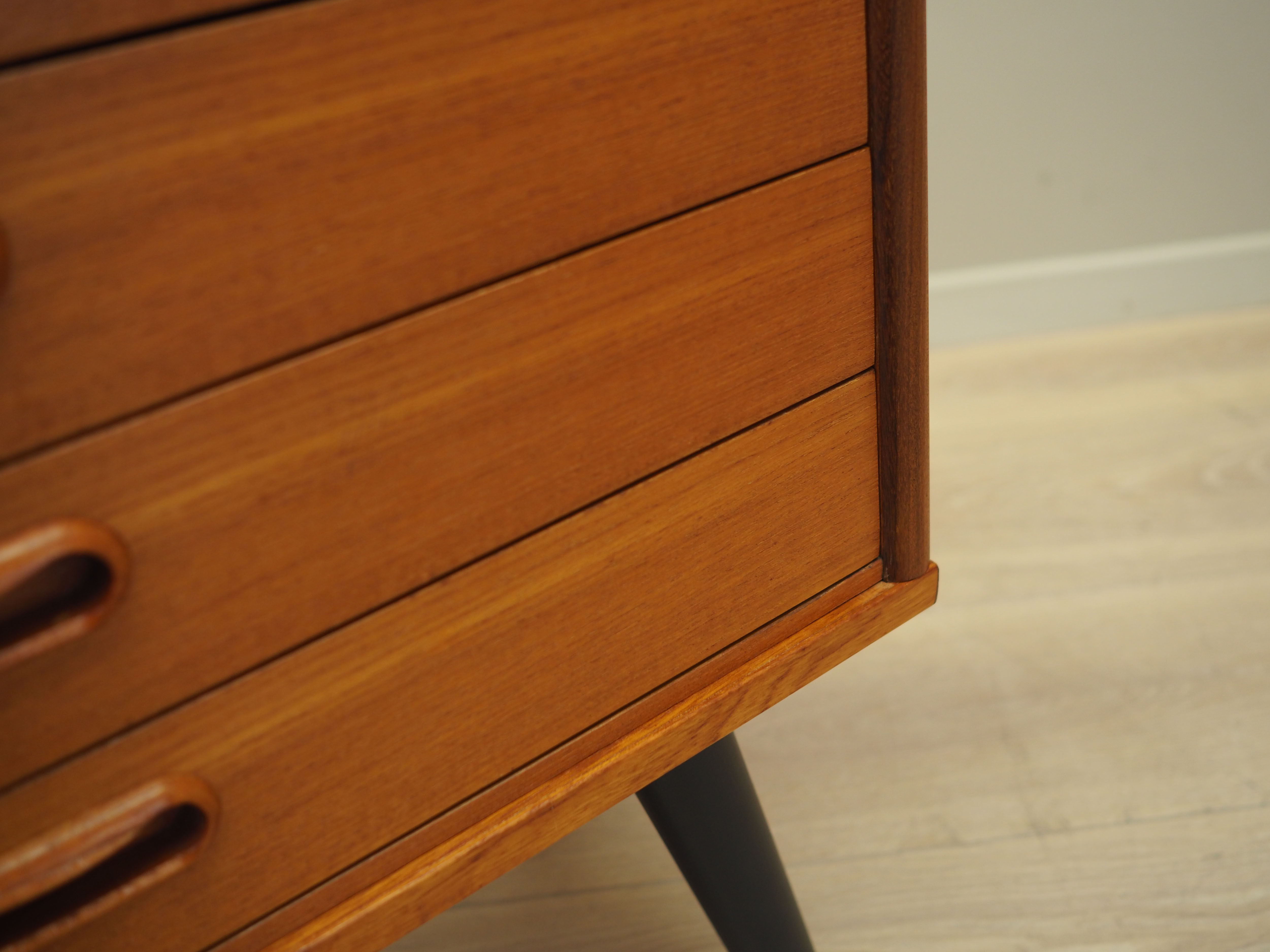 Teak chest of drawers, Danish design, 1970s, production: Denmark