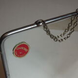 Mirror barber triptych 24 x 17 cm red back