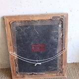 Miroir ancien en bois et stuc
