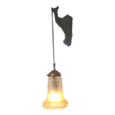 Art Deco wall lamp by Max Le Verrier, France, 1920