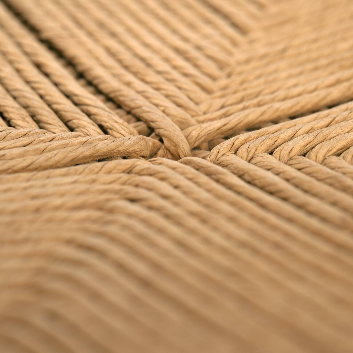 Odessa dining chairs set of 6, stained birchwood, Danish cord, 1970s