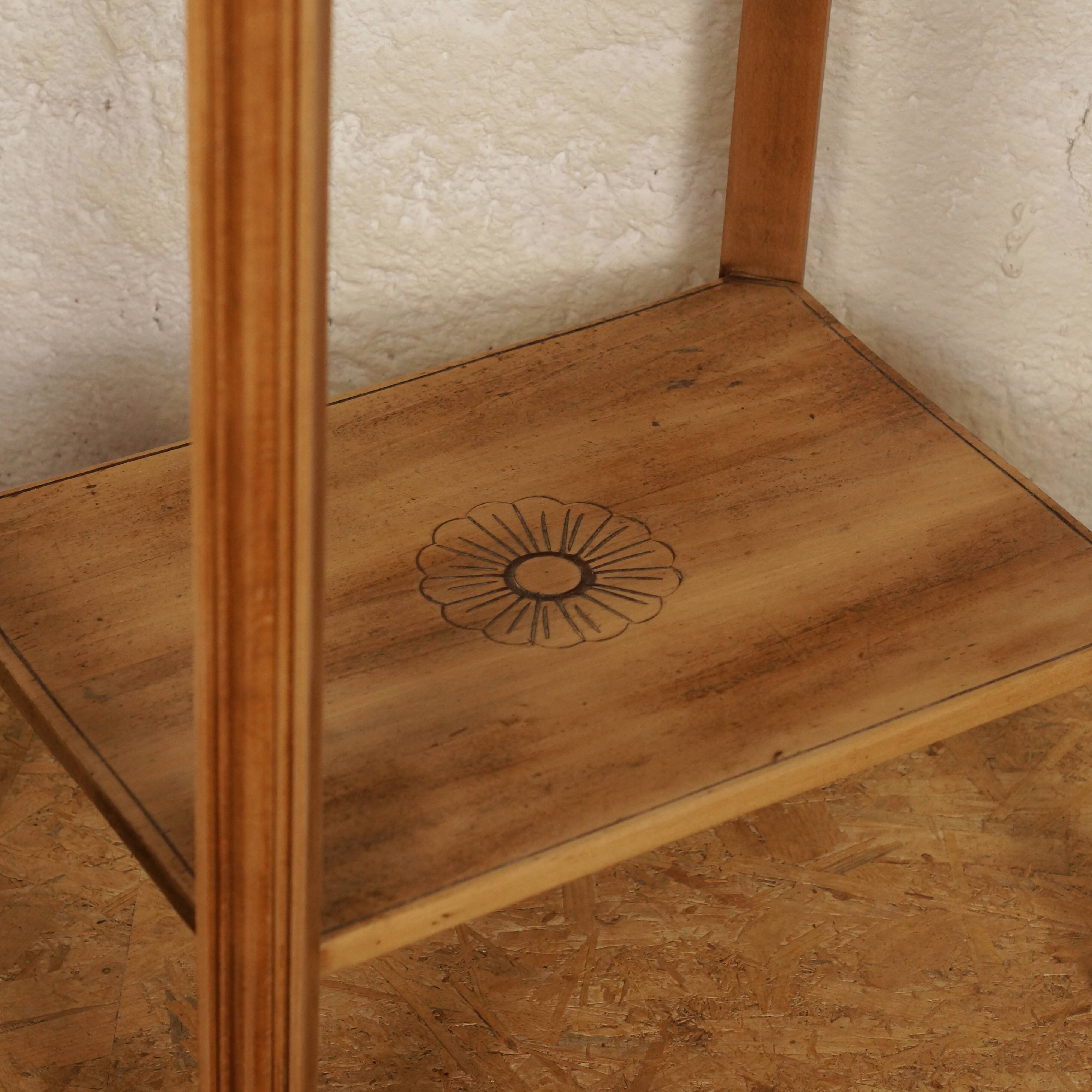 Floral side table