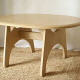 20th century natural stone coffee table