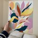 Mini format acrylic painting