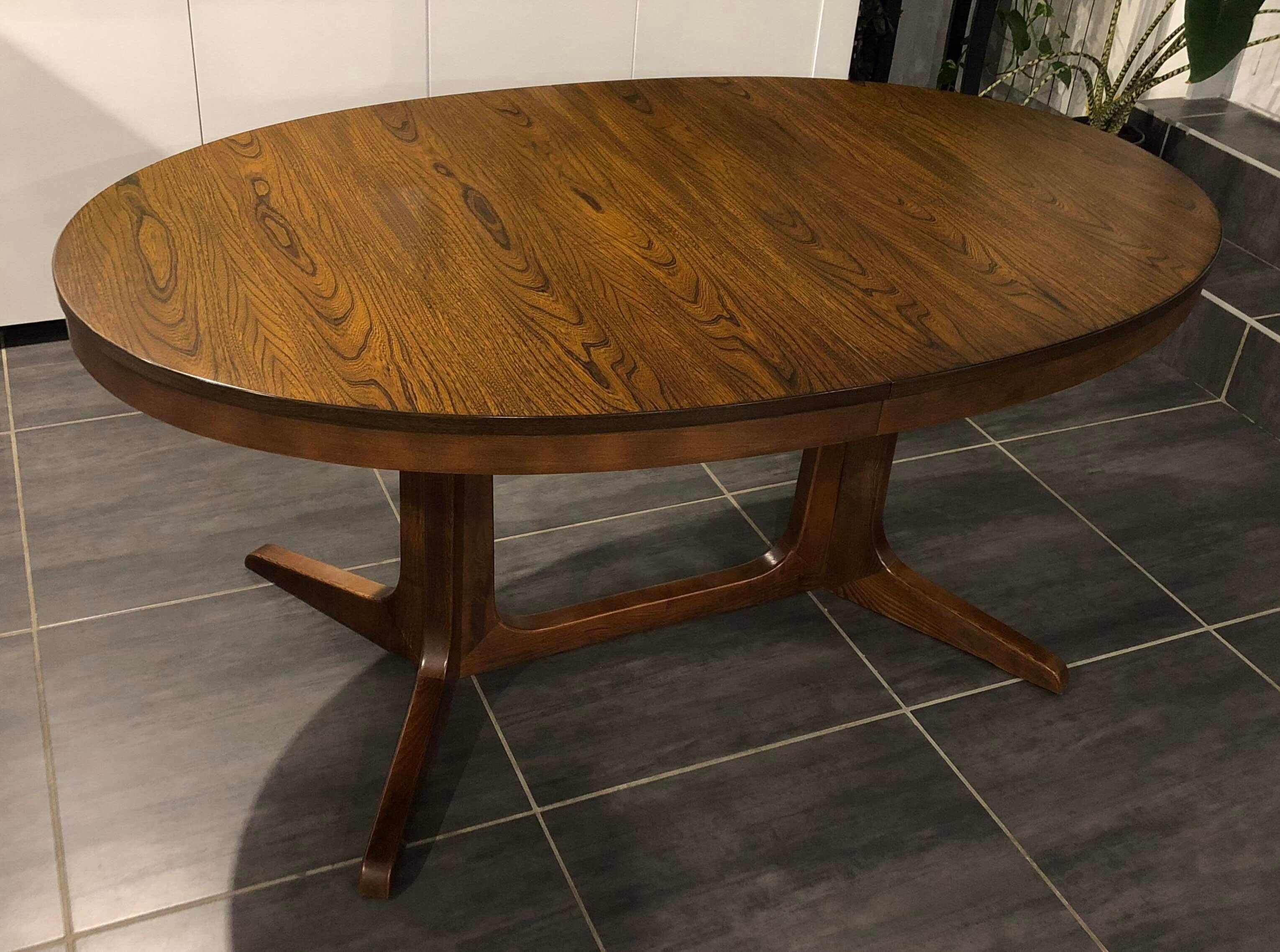 Vintage extendable table Baumann 1970s