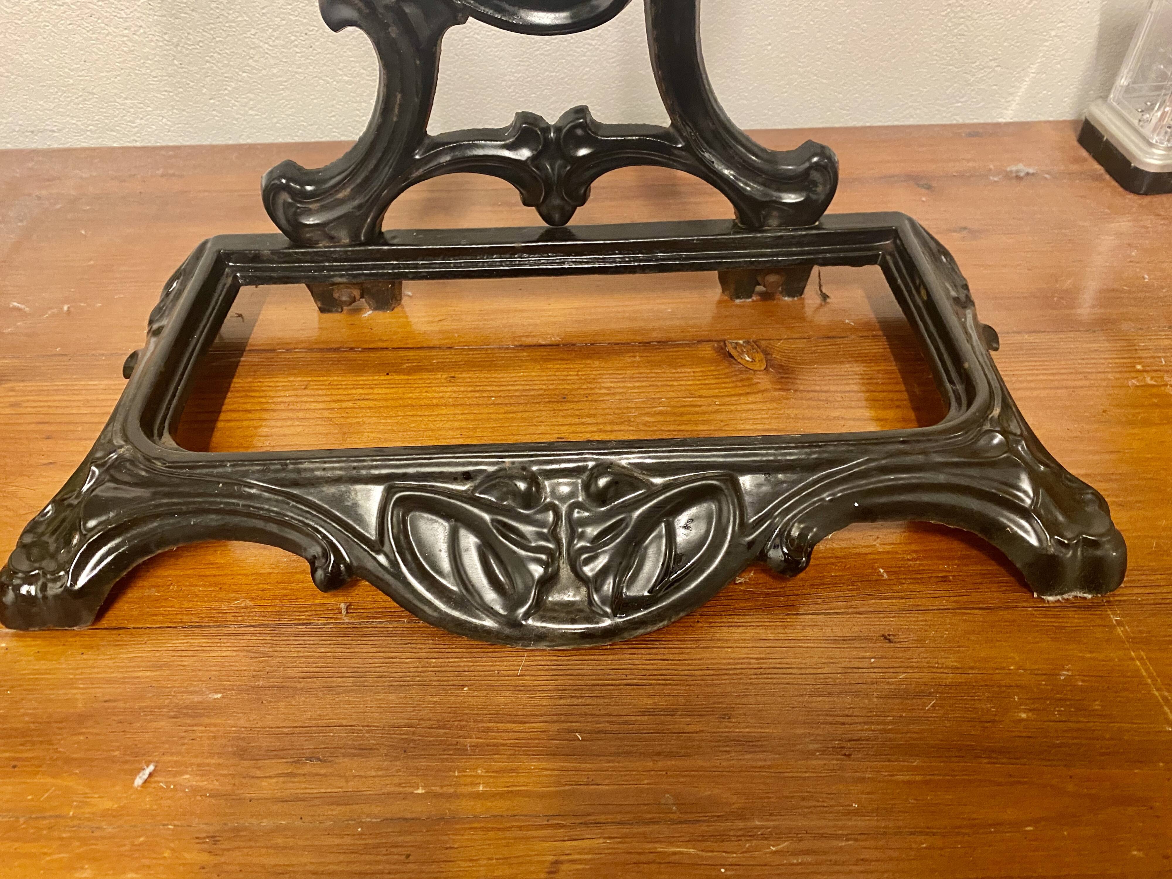 Antique cast iron umbrella stand
