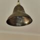 Suspension  abat-jour en laiton - lustre cloche métal bronzé