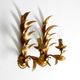 Pair of 1960s Italian gold-plated Florentine wall lamps