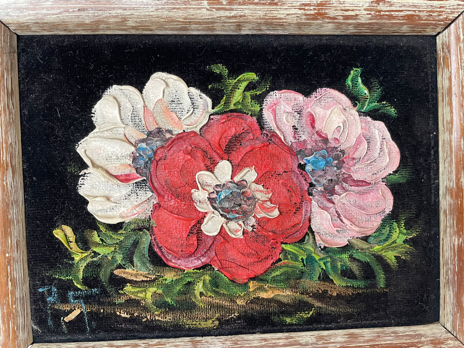 Painting flowers by robert giovani