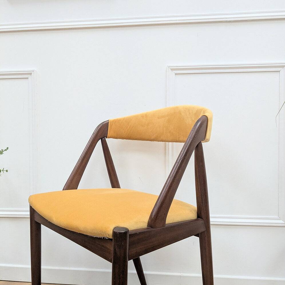 Chaise vintage scandinave du designer kai kristensen