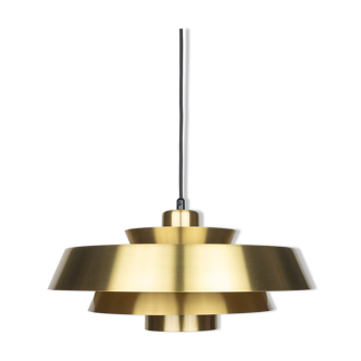 Danish vintage pendant lamp Nova by Jo Hammerborg, Fog og Morup, 1963