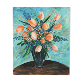 Huile sur toile Bouquet de fleurs