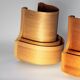 Four wall sconces in pine veneer model 4408 by Translandia - Denmark 1970s.