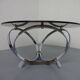 Space Age Glass Coffee Table by Knut Hesterberg for Ronald Schmitt, 1960s
