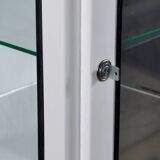 Cabinet Médical Vintage en Fer et Verre, 1970s