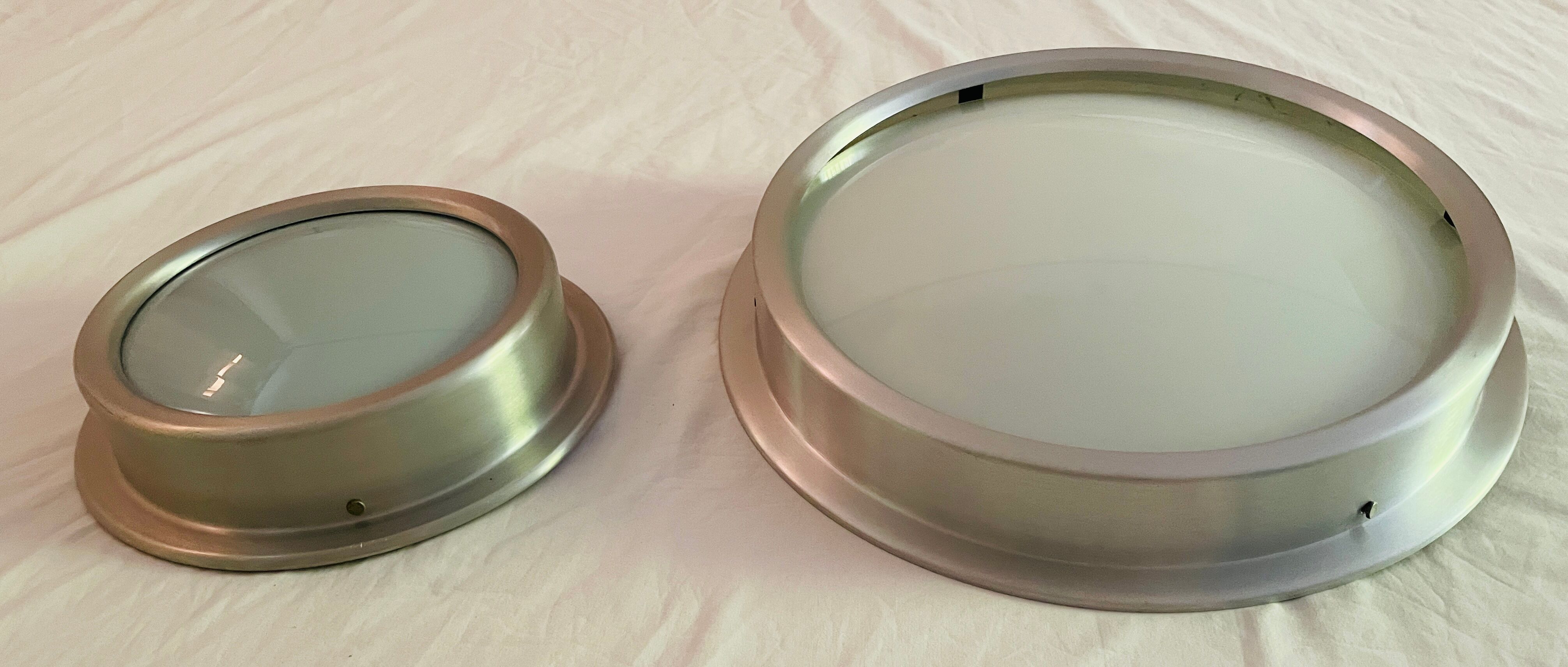 Lot of vintage porthole lighting fixtures