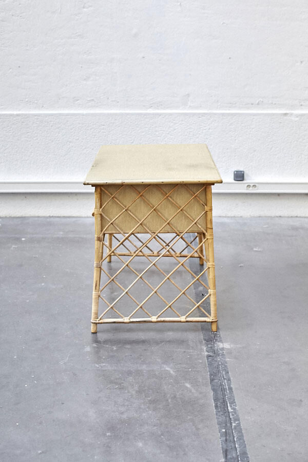 Rattan desk