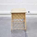 Rattan desk