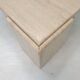 Italian travertine coffee table, 1980's