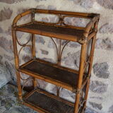 70s bamboo rattan