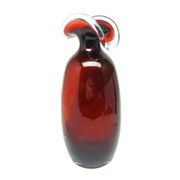 Mid-century modern vase, glass, Poland, 1970s