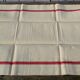 Set of 4 old embroidered tea towels in linen