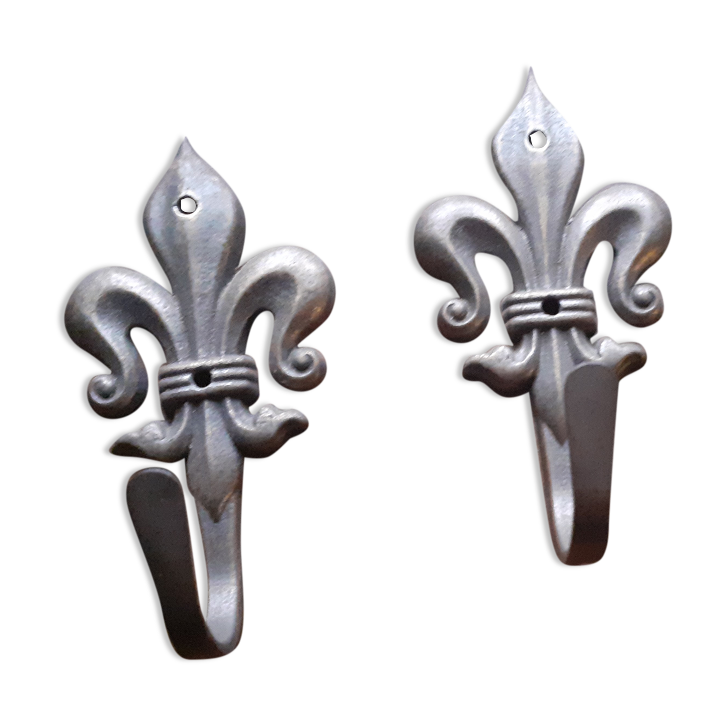 Vintage brass hooks