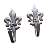 Vintage brass hooks