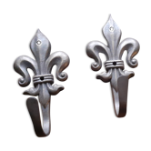 Vintage brass hooks