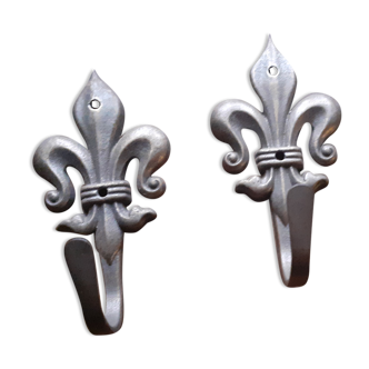 Vintage brass hooks