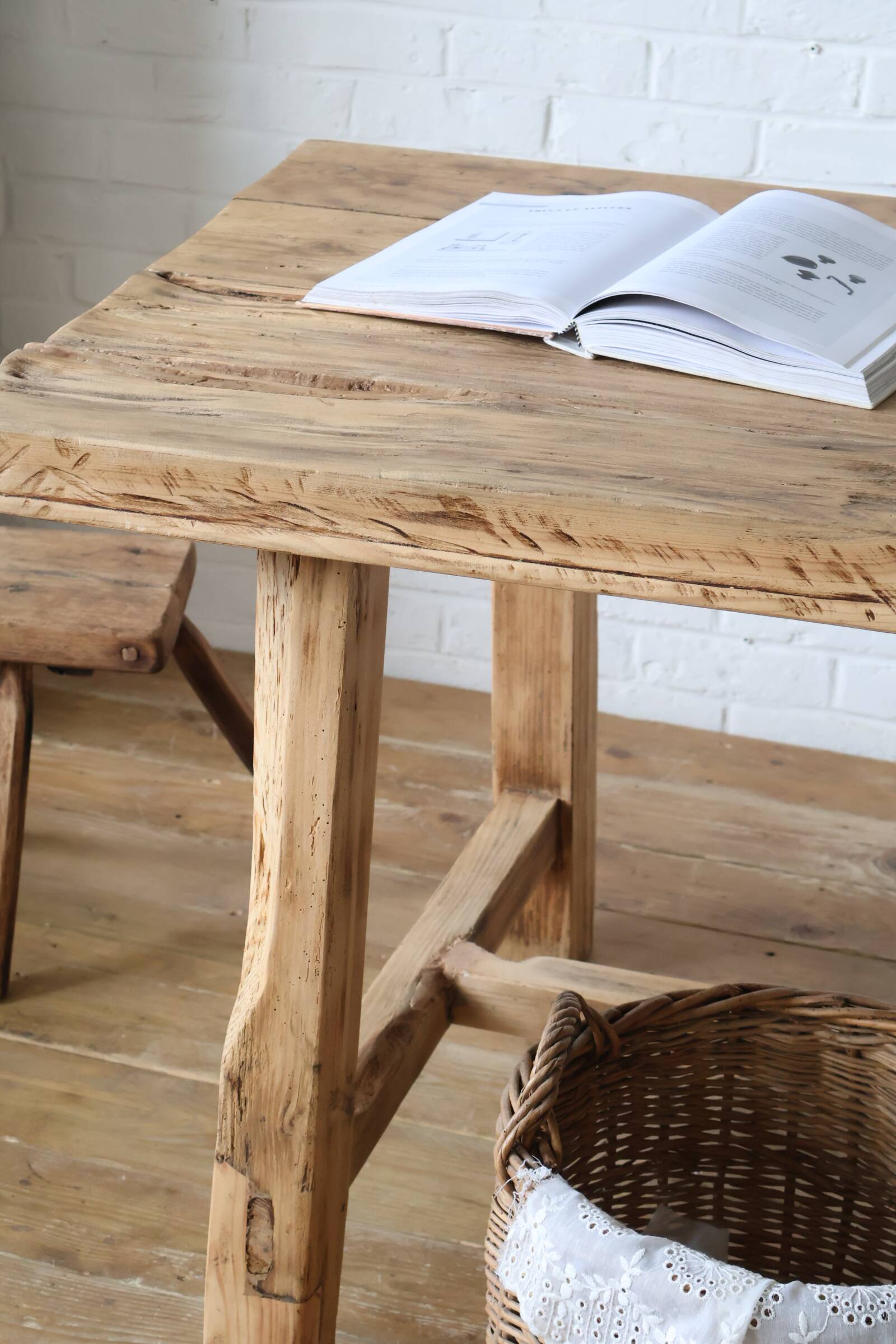 Renovated farmhouse table