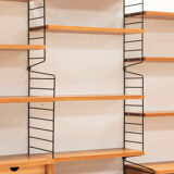 3-Piece wall unit by Nisse Strinning for String, Sweden, 1960s
