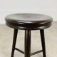 Tabouret tripode industriel métal et bois
