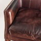 Vintage leather sofa. Edited by Mantellassi. Italy, 90s