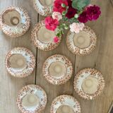 Royal Albert Fine Bone China Tea or Coffee Cups and Milk Jug Set of 9