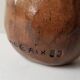 Ceramic owl sculpture, signed Nani in Aix in 1983