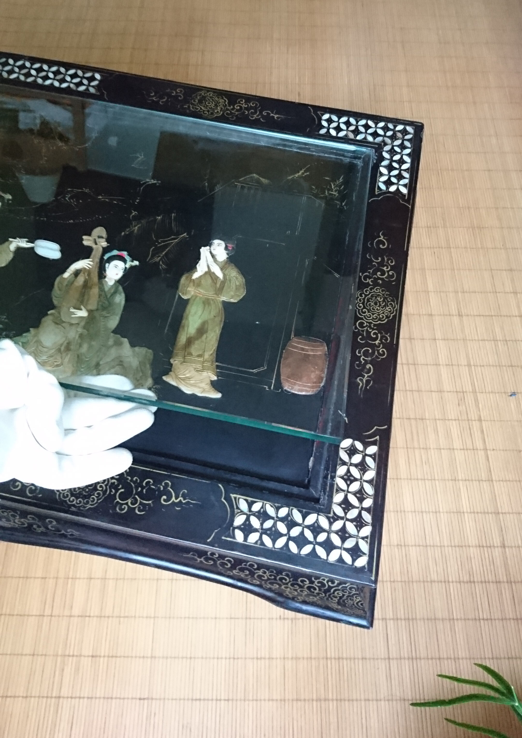 Chinese lacquered coffee table