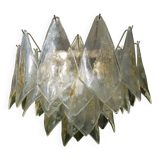 Classic Murano glass and brass ceiling lamp by La Murrina ø61, Italy