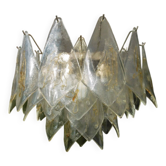 Classic Murano glass and brass ceiling lamp by La Murrina ø61, Italy