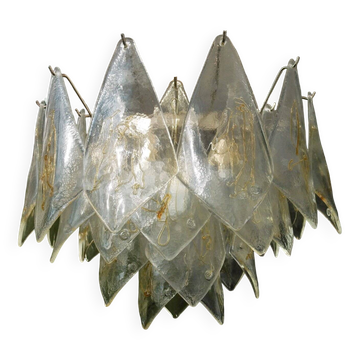 Classic Murano glass and brass ceiling lamp by La Murrina ø61, Italy