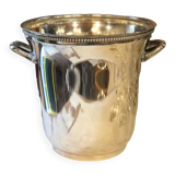 Silver metal champagne bucket