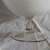 White opaline vase vintage 70's - 32 cm