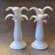 Pair of Jean Roger ceramic palm lamps