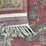 Tapis Pakistannais ancien en laine, noué main, 126 x 205 cm