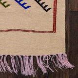 Moroccan carpet bohemian cream